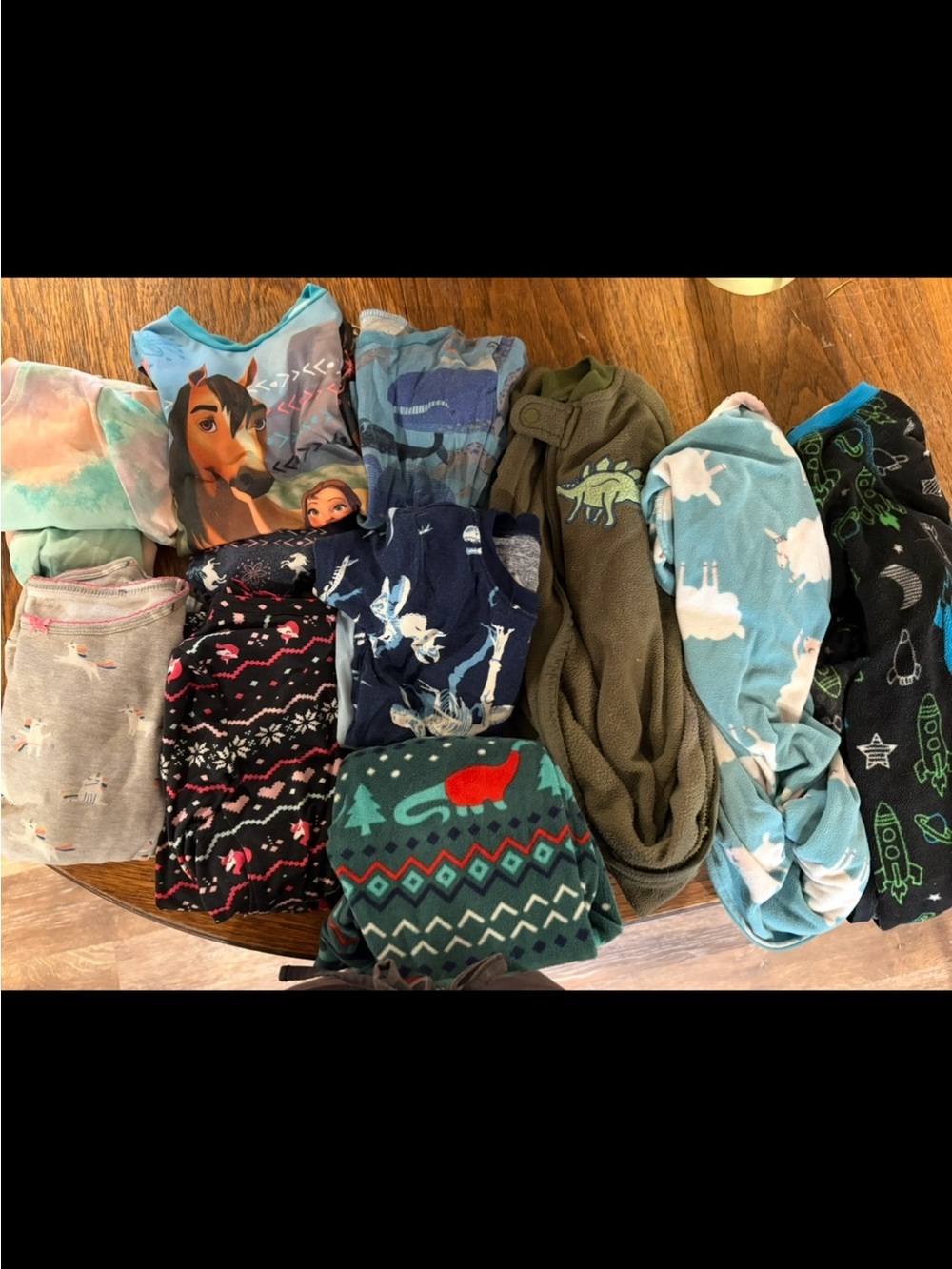 Kids Pajama set Bundle - Mixed Prints, dinosaur unicorn,